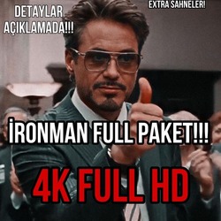 İronman - Tony Stark 4K Full HD Sahneleri!