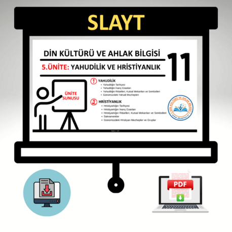 11.Sınıf 5.Ünite-Yahudilik ve Hristiyanlık-Ünite Slaytı