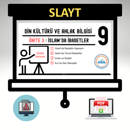 9.Sınıf 3.Ünite / İslam’da İbadetler Ünite Slaytı