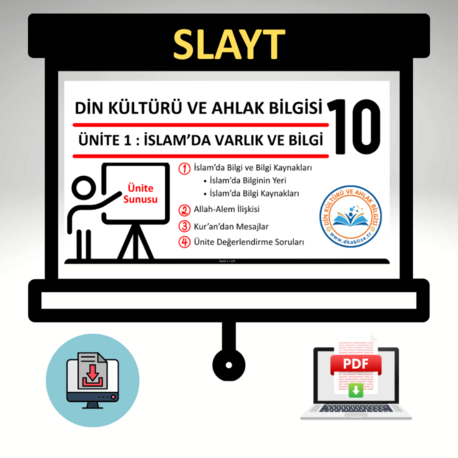 10.Sınıf 1.Ünite / İslam'da Varlık ve Bilgi Ünite Slaytı