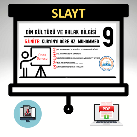 9.Sınıf 5.Ünite/Kur’an’a Göre Hz. Muhammed-Ünite Sunusu
