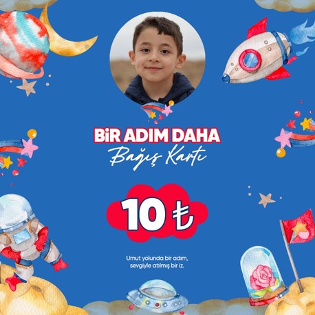  Bir Adım Daha Bağış Kartı