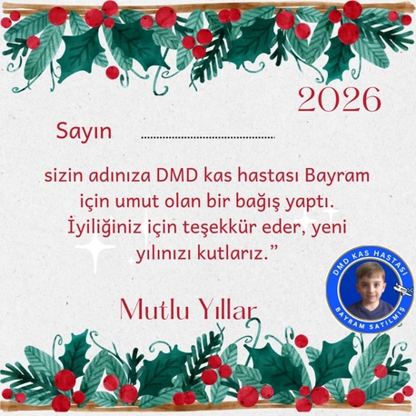 YENİ YIL TEBRİK KARTI