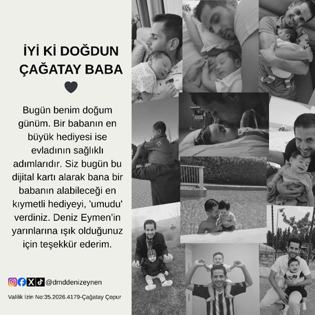 İYİ Kİ DOĞDUN ÇAĞATAY BABA 