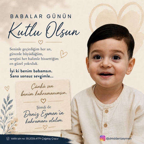 Babalar Günü Hediye Kartı
