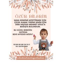 ÖZÜR DİLERİM KARTI