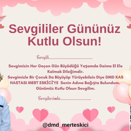 Sevgililer Günü Tebrik Kartı 