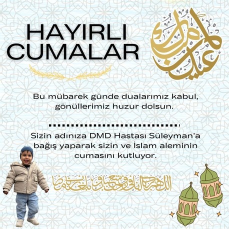 Hayırlı Cumalar Kartı