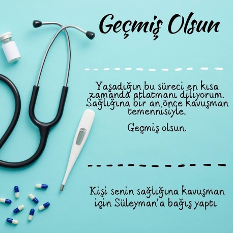 Geçmiş Olsun Kartı