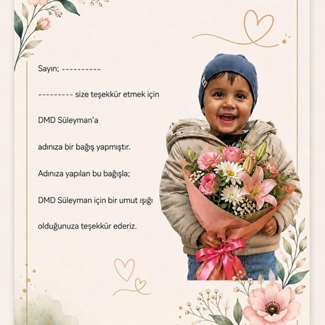 teşekkür kartı 