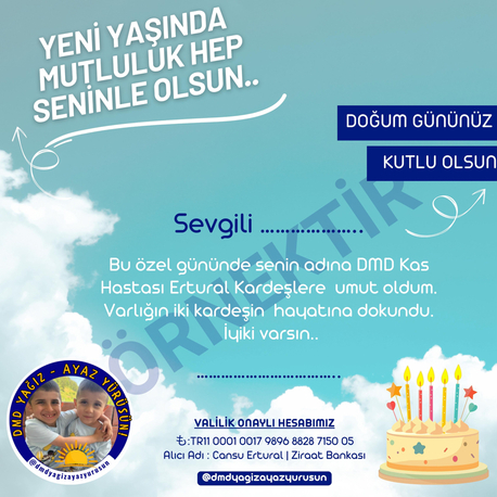 Dijital Doğum Günü Kartı