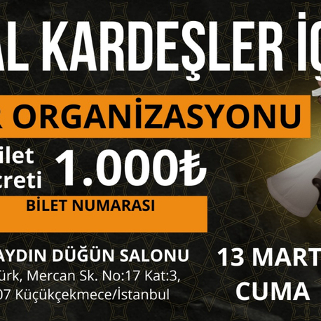 13 Mart İftar Bileti