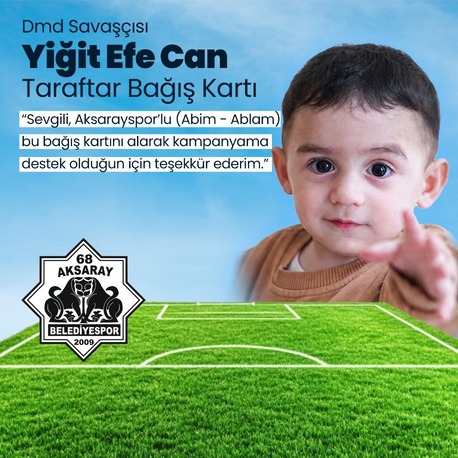 Aksarayspor Taraftar Bağış Kartı 