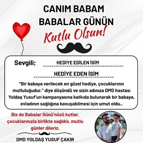 Babalar günü dijital kart