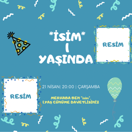 Doğum günü davetiyesi
