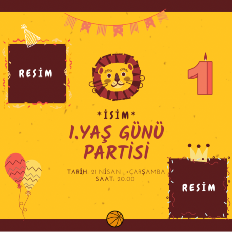 Doğum günü davetiyesi