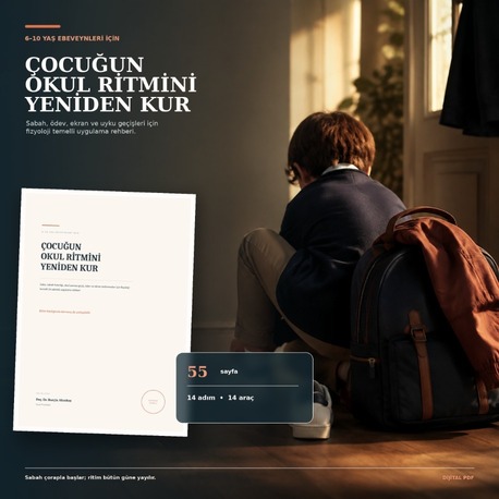 Çocuğun Okul Ritmini Yeniden Kur | 6–10 Yaş Ebeveyn Rehberi