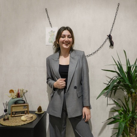 Gri Blazer Ceket