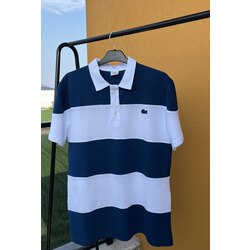 Lacoste Lacivert Beyaz Çizgili