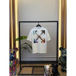 OW - Tshirt - Barber Arrow - Beyaz