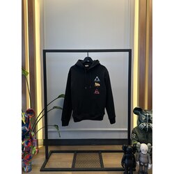 CD - Hoodie - Triangle Print - Siyah