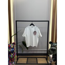 JAQ - Tshirt - Parasol Print - Beyaz 