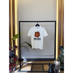 KNZ - Kadın Tshirt - Boke Flower - Beyaz