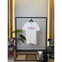 BLM - Tshirt - Red Middle Print - Beyaz