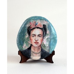 Frida Kahlo Doğal Taş Transfer