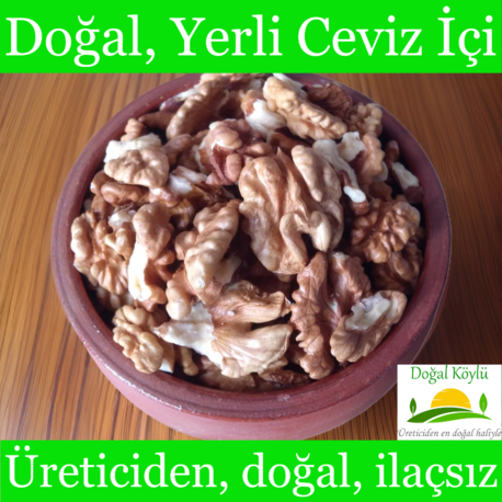 Doğal Ceviz İçi - Yerli Köy Cevizi - Üreticiden, Doğal, İlaçsız