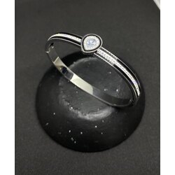 ÇELİK ZİRKON TAŞLI SILVER BİLEKLİK