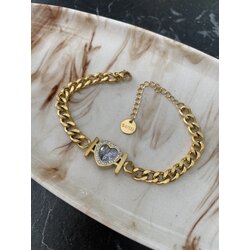 ÇELİK TAŞLI GOLD BİLEKLİK