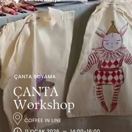 11 Ocak 2026 Çanta Workshop