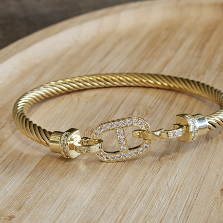 Gold Taşlı Bileklik