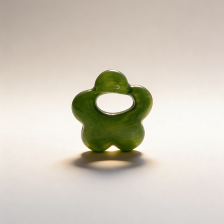 Matcha Leaf Seramik Charm Kolye / Çanta & Pantolon Aksesuarı