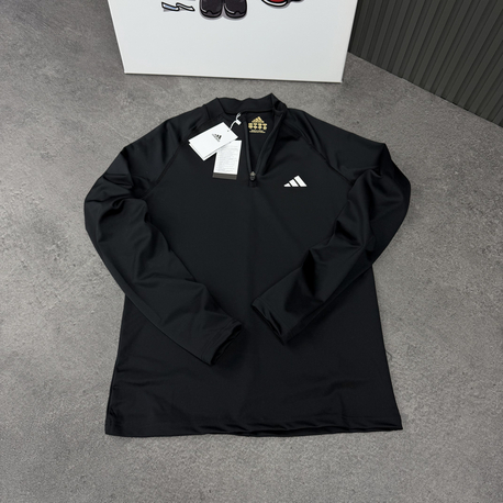 Adidas Dri-Fit Yarım Fermuar Performance Sweat | Siyah