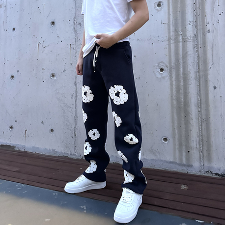 D.Tears Baggy Fit Eşofman | Lacivert D01