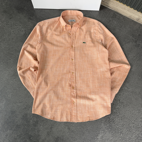Lacoste Classic Keten Gömlek | Somon