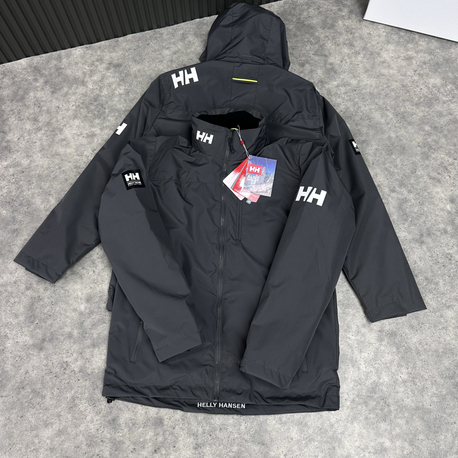 Helly Hansen Su Geçirmez Gizlenebilir Kapüşonlu Polarlı Mont | Antrasit