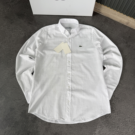 Lacoste Classic Keten Gömlek | Beyaz