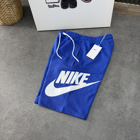 Nike Big Swoosh Logo Şort | Saks Mavi