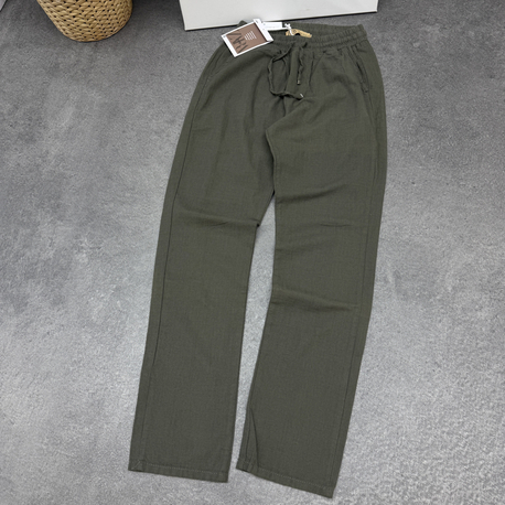 Zara Keten Pantolon | Yeşil