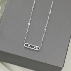 İthal 925 Gümüş kolye