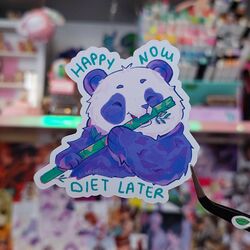 Diet Panda Sticker