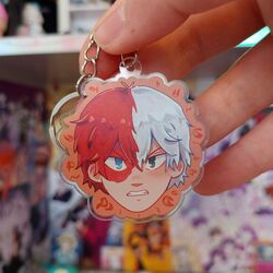 Todoroki Çift Yüzlü Anahtarlık