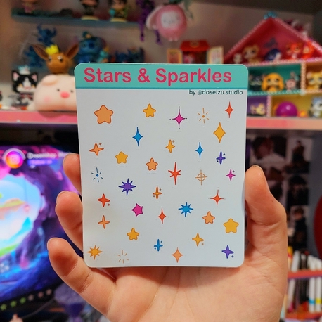 Stars & Sparkles Mini Sticker Seti
