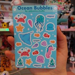 Ocean Bubbles Sticker Seti