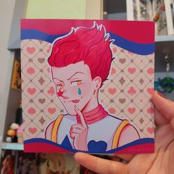 Hisoka Art Print (❌Bitince Tekrar Üretilmeyecek)