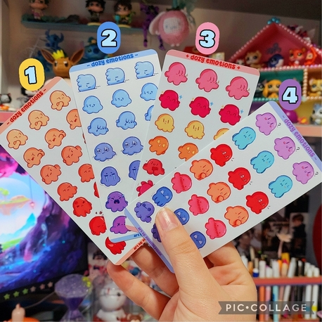 Dozy Emotions Sticker Sayfası 