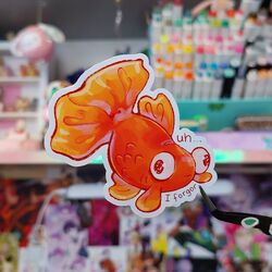 Forgor Fish Sticker